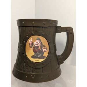 Disney Parks Beauty and the Beast Gaston LeFou Tavern Souvenir Plastic Mug Stein